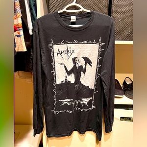 Double sided Amebix long sleeve T-shirt size medium punk crust metal